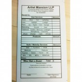 NCR 203.2mm W x 228.6mm H 4 Ply W/P/Y/B