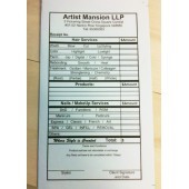 NCR Form Tax invoice: White, Pink, D/O White & Green