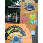 Flyer Distribution SG Roll Up Banner